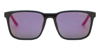 Nike Rave P Fd1849 Polarized 010 Men's Sunglasses Black Size 57 In Brown