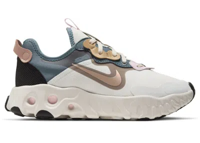 Pre-owned Nike React Art3mis Blue Arctic Pink (women's) Sneakers In Summit White/ozone Blue/light Orewood Brown
