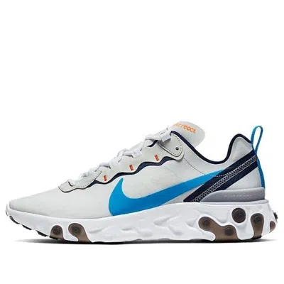 Nike React Element 55 'clear Blue' In White
