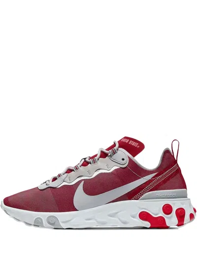 Nike React Element 55 Low-top Sneakers In Red