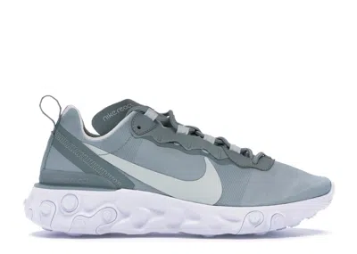 Pre-owned Nike React Element 55 (women's) Sneakers In Mica Green/light Silver/white
