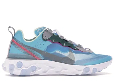 Pre-owned Nike React Element 87 Sneakers In Royal Tint/black/wolf Grey