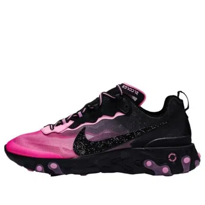 Nike React Element 87 X Sneaker Room X Swarovski 'breast Cancer Awareness' In Black