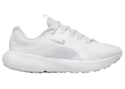 Pre-owned Nike React Escape Run Triple (women's) Sneakers In White/iris Whisper/metallic Platinum In Multi
