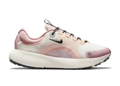Pre-owned Nike React Escape Run (women's) Sneakers In Sail/pink Glaze/crimson Tint