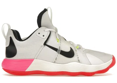 Pre-owned Nike React Hyperset Se Sneakers In White/black/bright Crimson In Multi