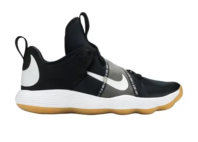Pre-owned Nike React Hyperset (women's) Sneakers In Black/white/gum Light Brown