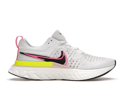 Pre-owned Nike React Infinity Run Flyknit 2 Rawdacious (women's) Sneakers In White/sail/pink Blast In Multi