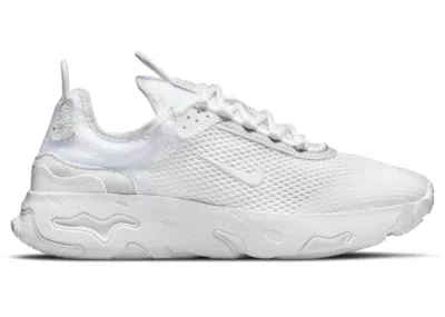 Pre-owned Nike React Live Sneakers In White/pure Platinum