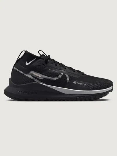 Nike React Pegasus Trail 4 Gore-tex In Black/wolf Grey-reflect Silver