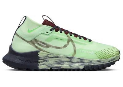 Pre-owned Nike React Pegasus Trail 4 Goretex Dark Team Red (women's) Sneakers In Vapor Green/thunder Blue/light Arm