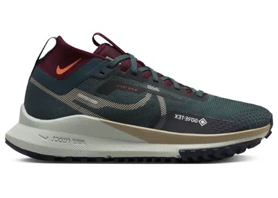 Pre-owned Nike React Pegasus Trail 4 Goretex Khaki (women's) Sneakers In Deep Jungle/night Maroon/ashen Slate In Multi