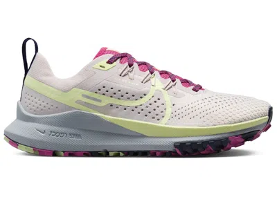 Pre-owned Nike React Pegasus Trail 4 Luminous Green (women's) Sneakers In Platinum Violet/purple Ink/fierce Pink