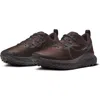 Nike React Pegasus Trail 4 Running Shoe In Brown/anthracite/black
