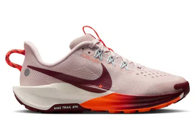 Pre-owned Nike React Pegasus Trail 5 Dark Team Red Sneakers In Silt Red/hyper Crimson/sail