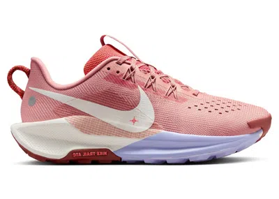 Pre-owned Nike React Pegasus Trail 5 Mars Stone (women's) Sneakers In Red Stardust/sail/lilac Ice