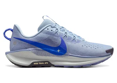 Pre-owned Nike React Pegasus Trail 5 (women's) Sneakers In Light Armory Blue/world Indigo/cave Purple