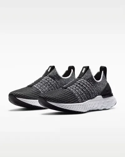 Nike React Phantom Run Flyknit 2 Cj0280-002 Women Black Running Shoes Ham758