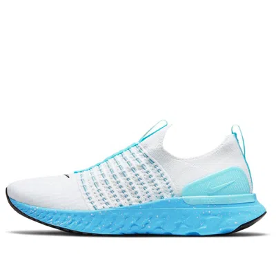 Nike React Phantom Run Flyknit 2 'white Glacier Blue' In Multi