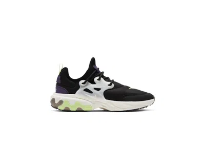 Pre-owned Nike React Presto Barely Volt Sneakers In Black/gravity Purple/sail