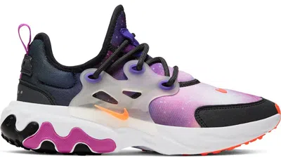 Pre-owned Nike React Presto Galaxy Sneakers In Black/court Purple/blue Fury