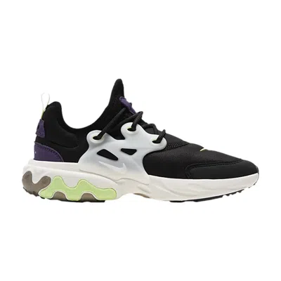 Pre-owned Nike React Presto Gs 'gravity Purple' | Black | Kid's Size 7