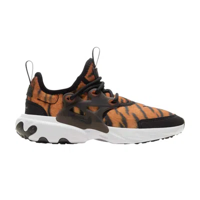 Pre-owned Nike React Presto Ps 'tiger Print' | Brown | Kid's Size 10.5