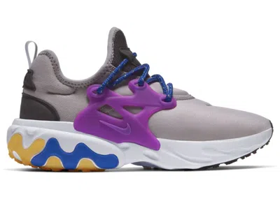 Pre-owned Nike React Presto Purple (women's) Sneakers In Silver Lilac/vivid Purple/hyper Blue In Multi