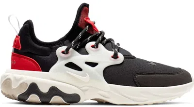 Pre-owned Nike React Presto Red Sneakers In Black/phantom/university Red