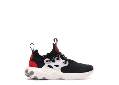 Pre-owned Nike React Presto Red Sneakers In Black/phantom/university Red