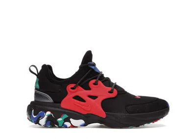 Pre-owned Nike React Presto Red Sneakers In Black/university Red In Multi