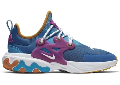 Pre-owned Nike React Presto Sneakers In Mountain Blue/white/light Current Blue