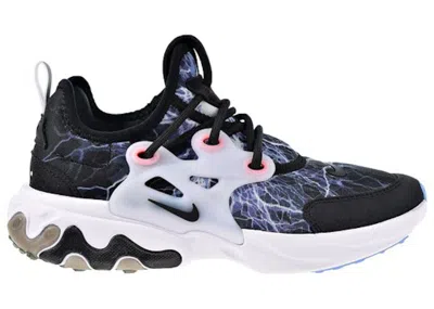 Pre-owned Nike React Presto Trouble At Home Sneakers In Black/habanero Red/university Blue