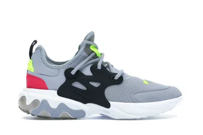 Pre-owned Nike React Presto Volt Sneakers In Wolf Grey/black/rush Pink