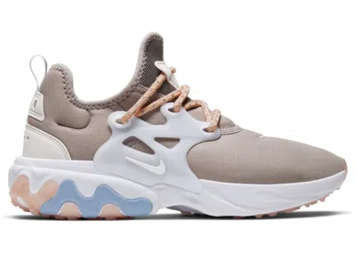 Pre-owned Nike React Presto (women's) Sneakers In Pumice/white/coral Stardust