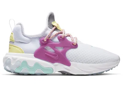 Pre-owned Nike React Presto (women's) Sneakers In White/coral/hyper Violet In Multi