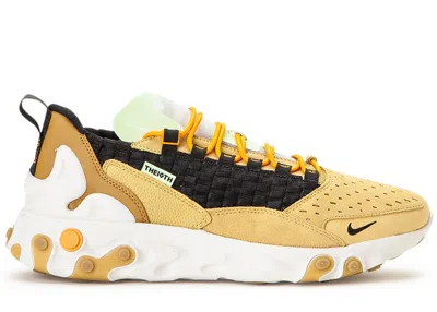 Nike React Sertu Sneakers In Gold