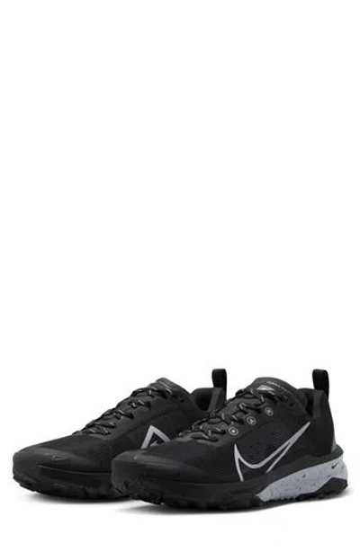 Nike React Terra Kiger 9 Sneaker In Black/silver/cool Grey