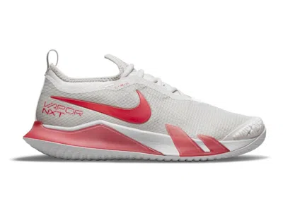 Pre-owned Nike React Vapor Nxt Hc (women's) Sneakers In Light Bone/lobster/white In Multi