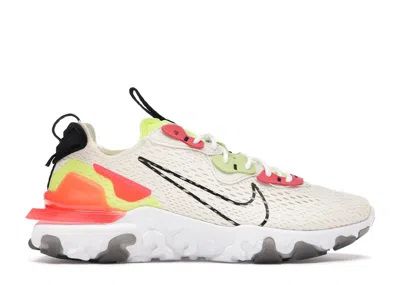 Pre-owned Nike React Vision Orange Volt (women's) Sneakers In Summit White/black/laser Orange