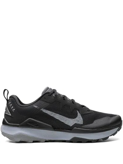 Nike Wildhorse 8 Rubber-trimmed Mesh Running Sneakers In Black