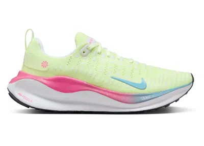 Pre-owned Nike Reactx Infinity Run 4 Aquarius Blue (women's) Sneakers In Barely Volt/white/obsidian In Multi