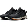 Nike Reactx Pegasus 5 Trail Running Shoe In Black/monarch/ivory