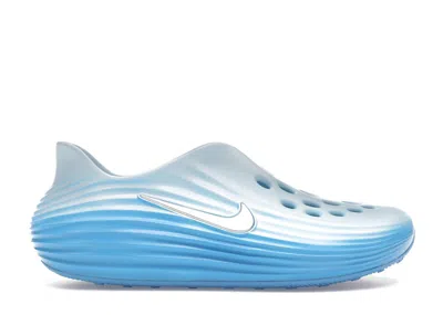 Pre-owned Nike Reactx Rejuven8 (women's) Sneakers In Glacier Blue/metallic Silver/university Blue