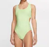 Nike Ready Run Running Bodysuit In Lime