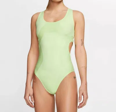Nike Ready Run Running Bodysuit In Lime