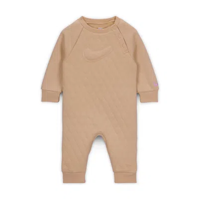 Nike Ready, Set! Baby (0-) Coverall In Brown