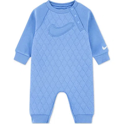 Nike Babies'  Ready Set Quilted Romper In  Polar