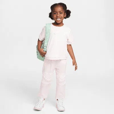 Nike Babies' Readyset Toddler Tee And Jogger Pants Set In Pink