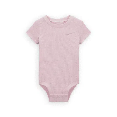 Nike Readyset Baby (0-) Bodysuit In Pink
